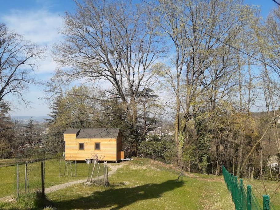 Micro Maison Bois / Tiny House Au Calme Crest Kültér fotó