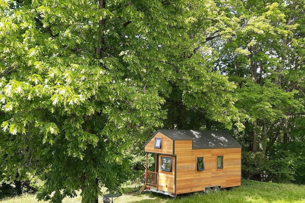 Micro Maison Bois / Tiny House Au Calme Crest Kültér fotó